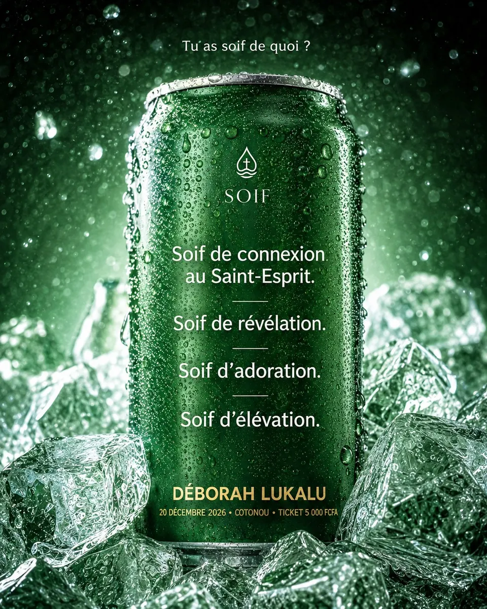 Déborah Lukalu — visuel « Soif ».